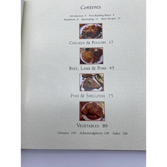 Cookbooks On Barbecue Bbq - Grilling Meat Vegetables Cookbooks - Lot Of 4 HB PB - Picture 12 of 16